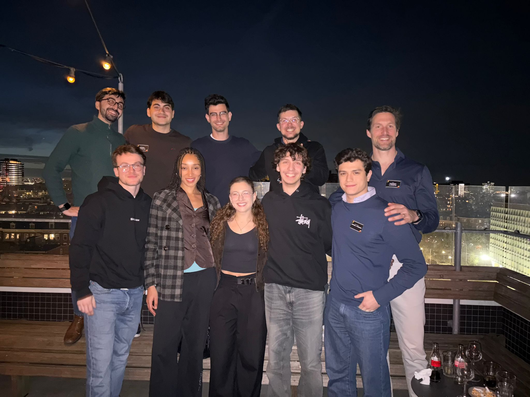 Tulip rooftop group photo